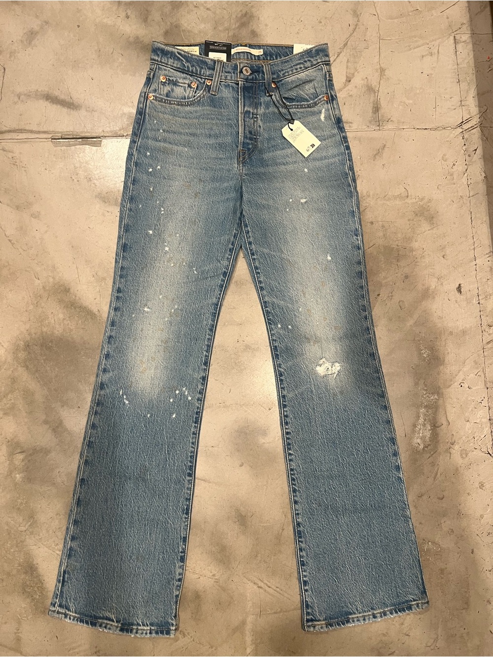 Levi's Women's Wedgie Boot-Cut Jeans with Faded Finish